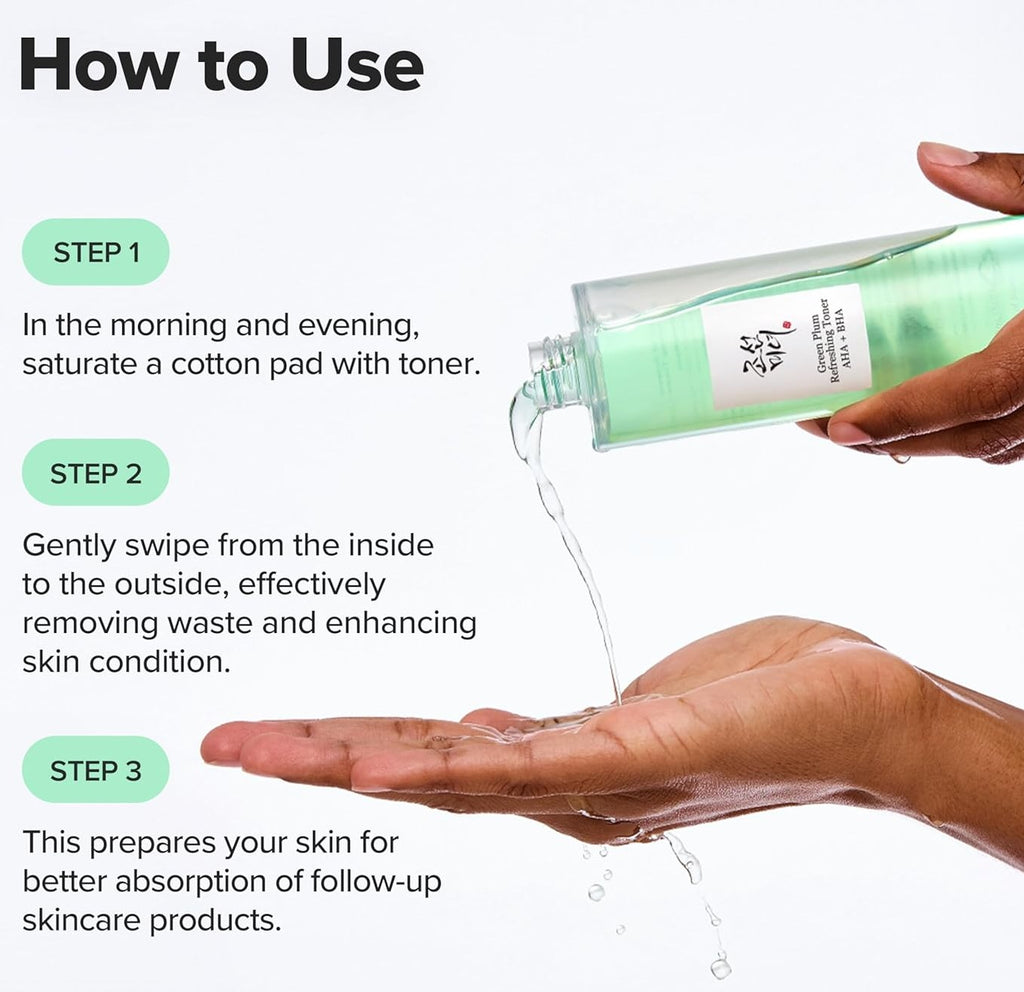 BEAUTY OF JOSEON - Green Plum Refreshing Toner AHA + BHA