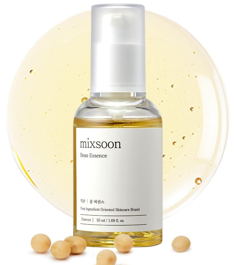 Mixsoon Bean Essence Exfoliating Hydrating for Face fermented bean extract Hyaluronic Acid Serum Korean Glass Skin Care