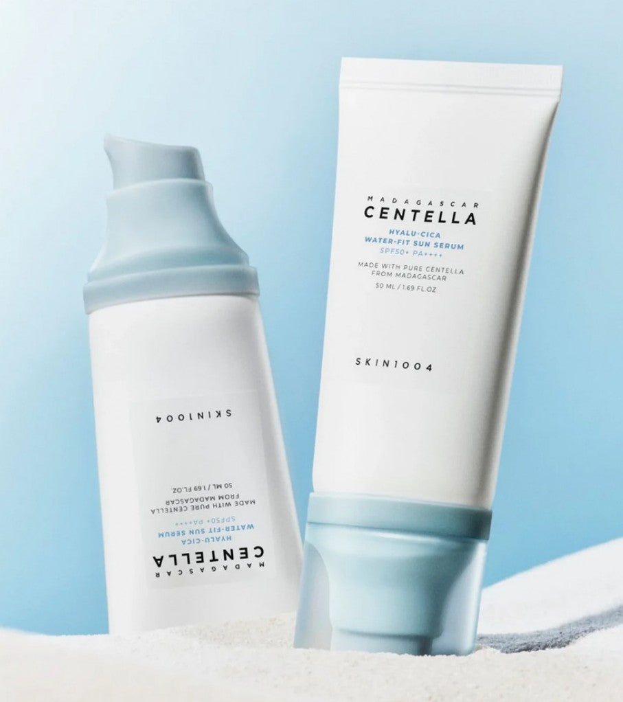 Madagascar centella hyalu-cica water-fit sun serum - skin 1004