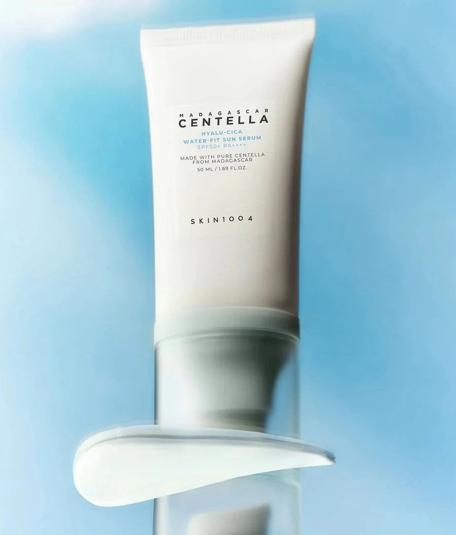 Madagascar centella hyalu-cica water-fit sun serum - skin 1004