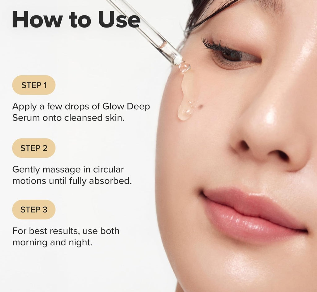 Beauty of Joseon Glow Deep Serum Rice Alpha-Arbutin for Uneven Dull Skin Tone, Daily Korean Skin Care for Men and Women