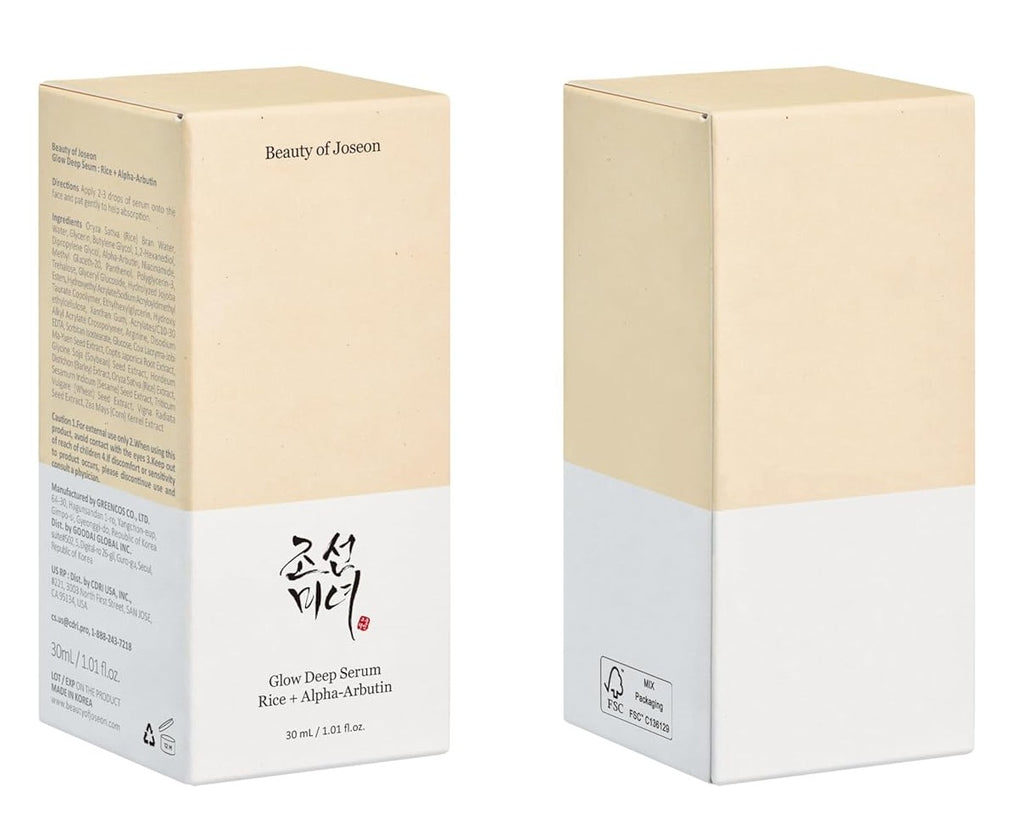 Beauty of Joseon Glow Deep Serum Rice Alpha-Arbutin for Uneven Dull Skin Tone, Daily Korean Skin Care for Men and Women